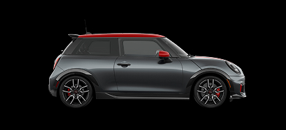 Side-view of the MINI Red Line Edition.
